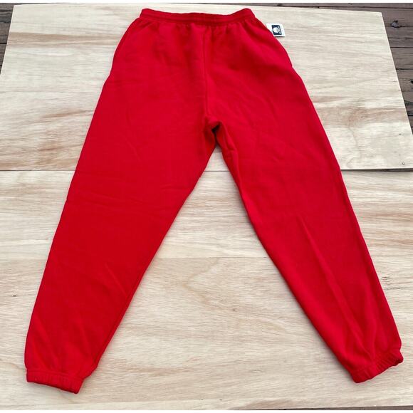 Vintage Converse Alethic Streetwear Cuffed Sweatpants Jogger Men's Red USA 2XL‎ - Picture 1 of 9